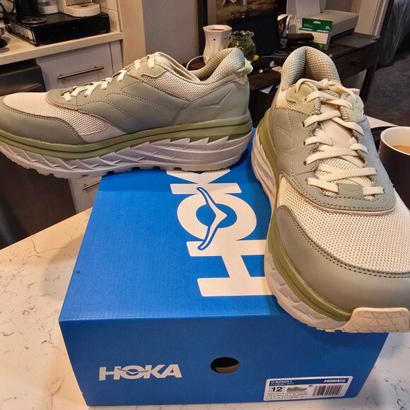 Hoka Bondi L Barley Oat Milk 1110538-BYT Men's Size 11 US Running Comfort Shoes - Picture 3 of 14